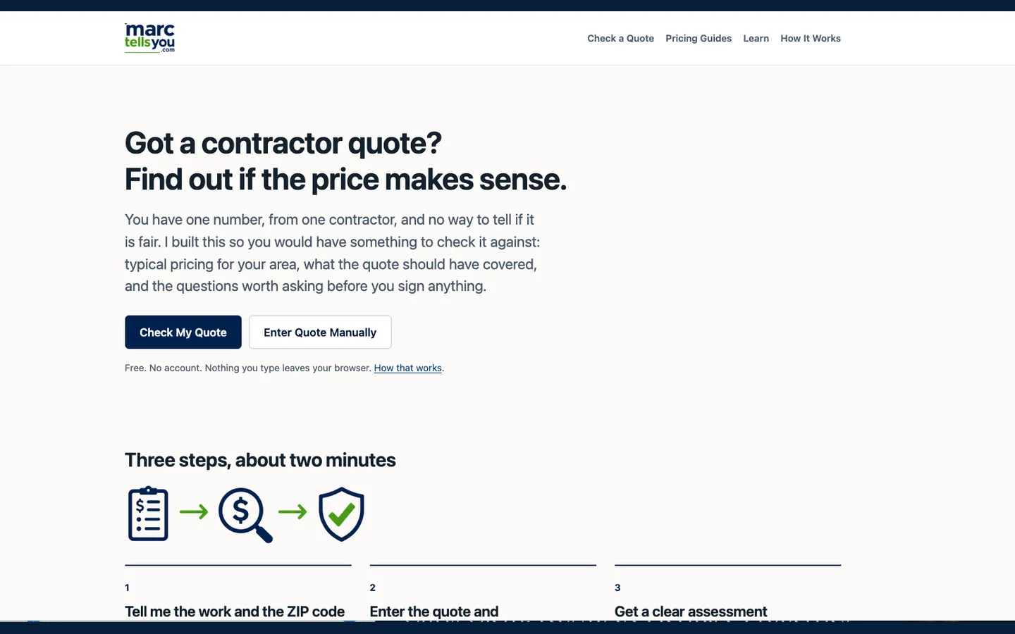 Home page of marctellsyou.com